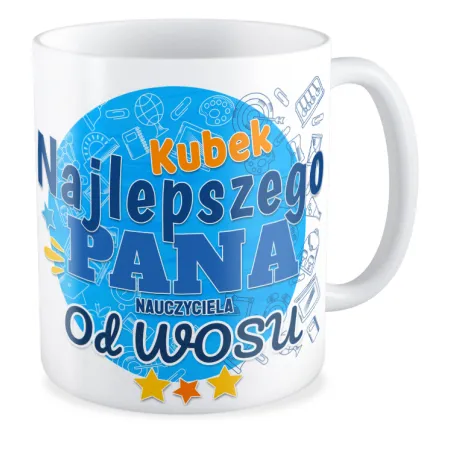 Kubek na DZIEŃ NAUCZYCIELA Najlepszy Pan od WOSu